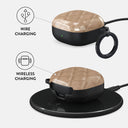 Simply Cream - Quilted Samsung Galaxy Buds Pro Case 3