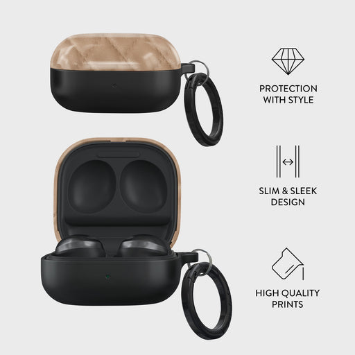 Simply Cream - Quilted Samsung Galaxy Buds Pro Case 4
