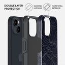 Drifting Shores - Line Art iPhone 14 Plus Case 6