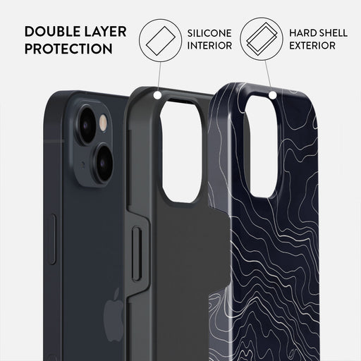Drifting Shores - Line Art iPhone 14 Plus Case 6
