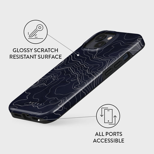 Drifting Shores - Line Art iPhone 14 Plus Case 7