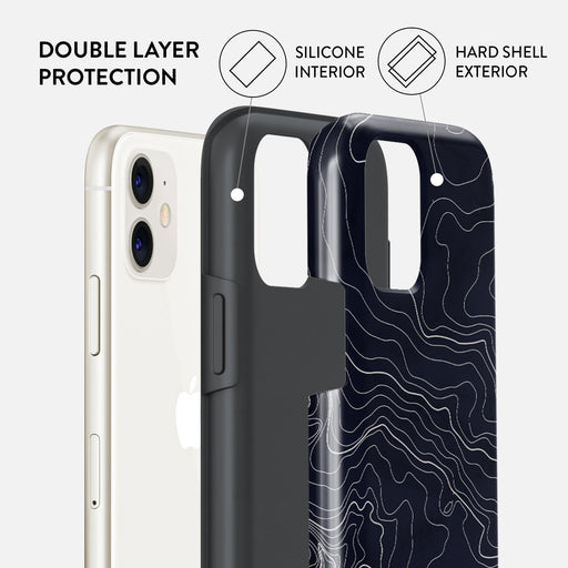 Drifting Shores - Line Art iPhone 11 Case 6