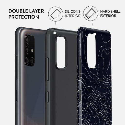 Drifting Shores - Line Art Samsung Galaxy A71 4G Case 6