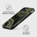 Misty Forest - Green Marble iPhone 13 Mini Case 7