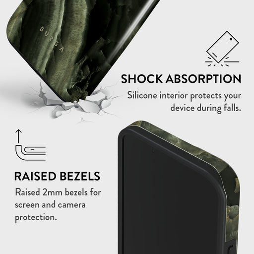 Misty Forest - Green Marble iPhone 13 Mini Case 8