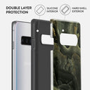 Misty Forest - Green Marble Samsung Galaxy S10 4G Case 6