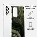 Misty Forest - Green Marble Samsung Galaxy A72 4G / 5G Case 2