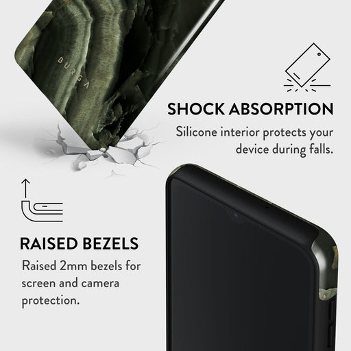 Misty Forest - Green Marble Samsung Galaxy A12 4G Case 8