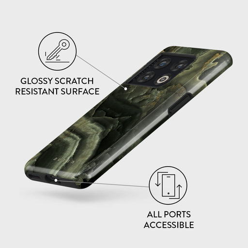 Misty Forest - Green Marble OnePlus 10 Pro 5G Case 3