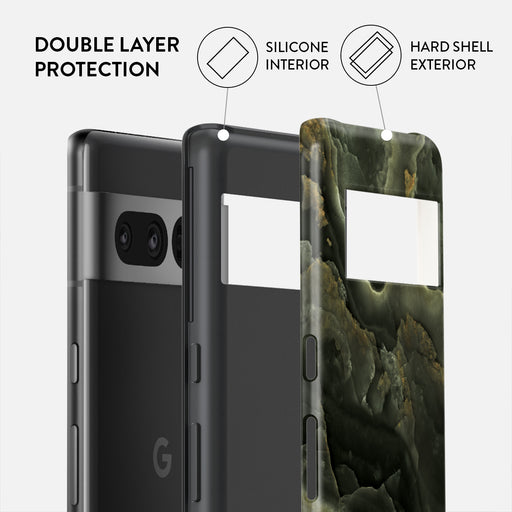 Misty Forest - Green Marble Google Pixel 7 Pro Case 2