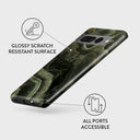 Misty Forest - Green Marble Google Pixel 7 Pro Case 3