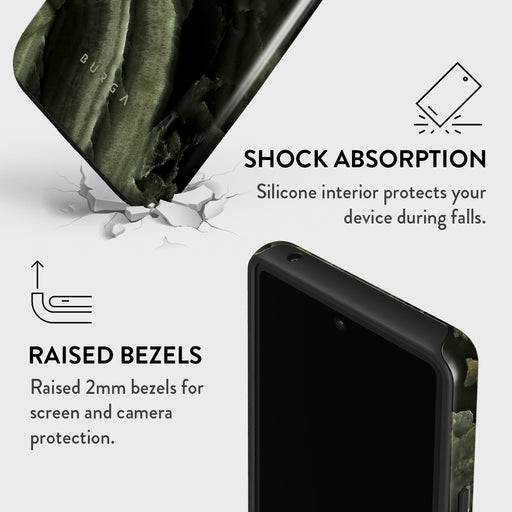 Misty Forest - Green Marble Google Pixel 7 Pro Case 4