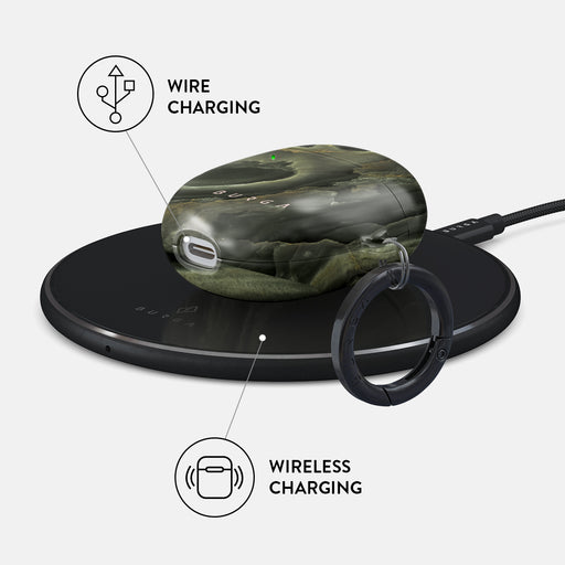 Misty Forest - Green Marble Google Pixel Buds 2 Case 3