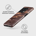 Fire Wood - Brown Marble OnePlus 10 Pro 5G Case 3