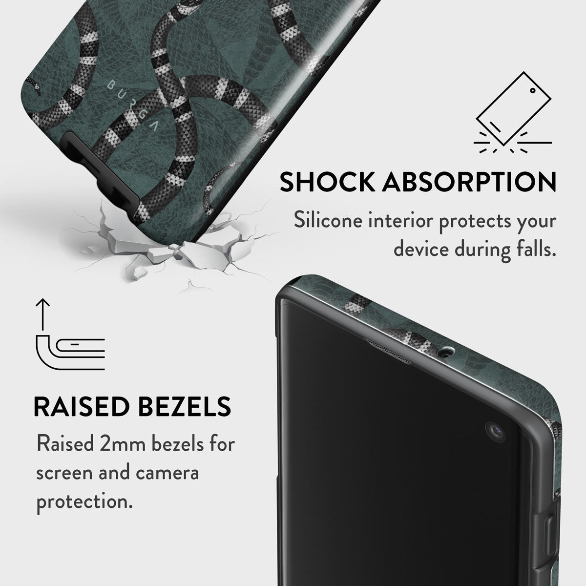 Constant Danger - Cool Samsung Galaxy S10 4G Case | BURGA