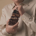 Fire Wood - Brown Marble Samsung Galaxy A40 Case 5