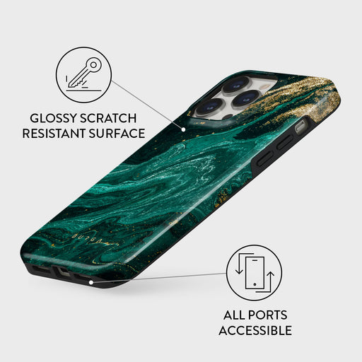 Emerald Pool - Elegant iPhone 13 Pro Case 7