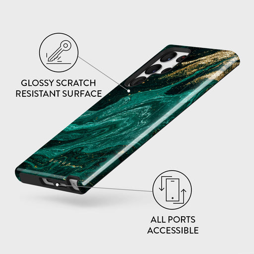 Emerald Pool - Elegant Samsung Galaxy S22 Ultra Case 7