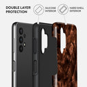 Toasted Chestnut - Brown Samsung Galaxy A32 5G Case 2