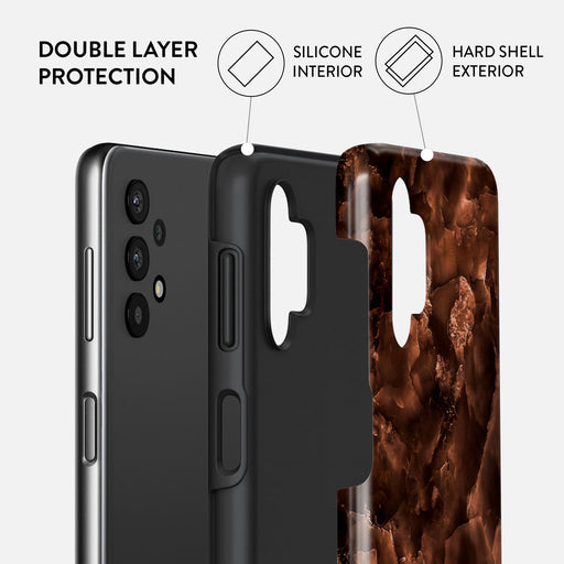 Toasted Chestnut - Brown Samsung Galaxy A32 5G Case 2