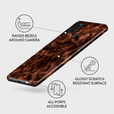 Toasted Chestnut - Brown Samsung Galaxy A21s 4G Case 3