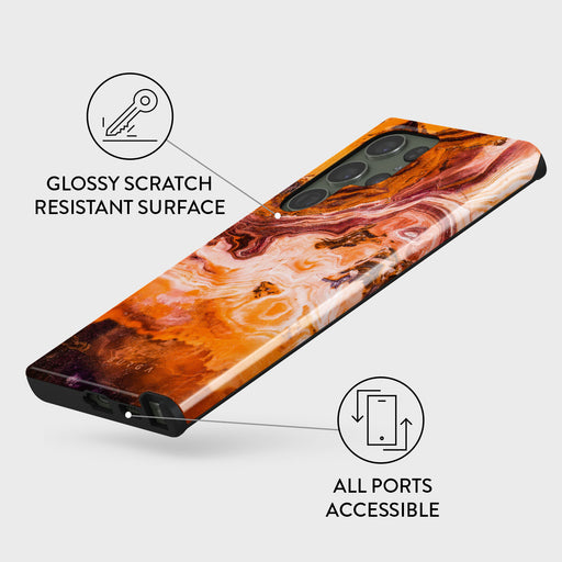 Pumpkin Spice - Orange Samsung Galaxy S23 Ultra Case 7