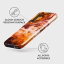 Pumpkin Spice - Orange Samsung Galaxy A34 Case 3