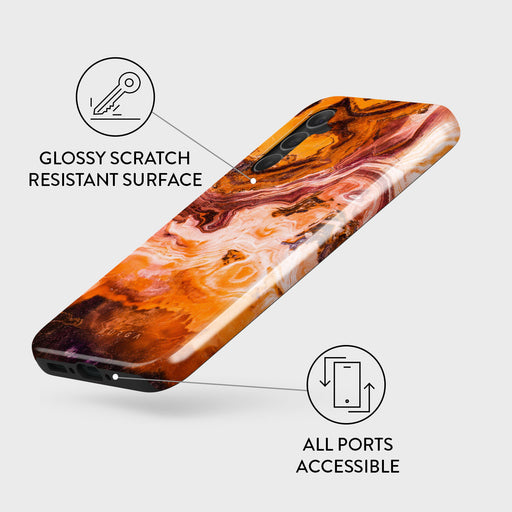 Pumpkin Spice - Orange Samsung Galaxy A34 Case 3