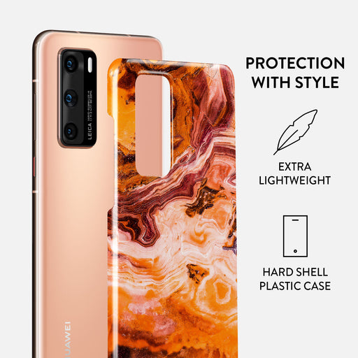 Pumpkin Spice - Orange Huawei P40 Case 2