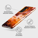 Pumpkin Spice - Orange Huawei P40 Case 3