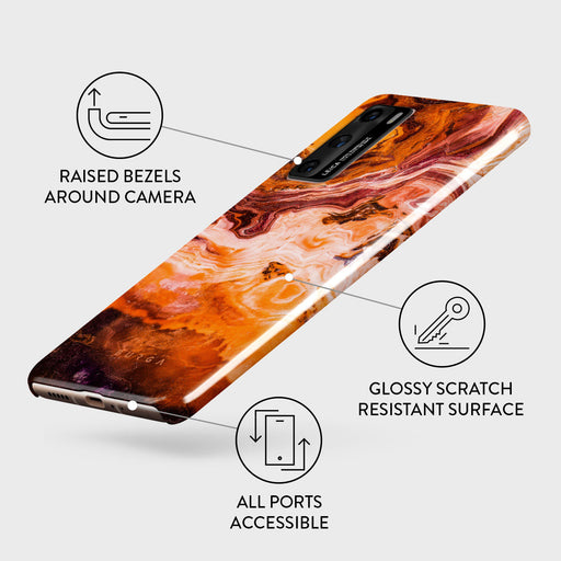 Pumpkin Spice - Orange Huawei P40 Case 3