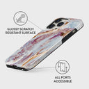 Frozen Leaves - Cute Marble iPhone 13 Pro Max Case 7