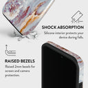 Frozen Leaves - Cute Marble iPhone 13 Pro Max Case 8