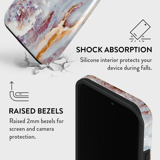 Frozen Leaves - Cute Marble iPhone 13 Pro Max Case 8