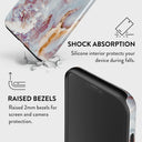 Frozen Leaves - Cute Marble iPhone 12 Pro Case 8
