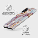 Frozen Leaves - Cute Marble Samsung Galaxy A32 5G Case 3