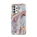 Frozen Leaves - Cute Marble Samsung Galaxy A33 Case 1