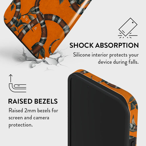 Bitter Apricot - Snake iPhone 14 Case 8