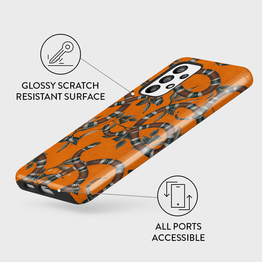 Bitter Apricot - Snake Samsung Galaxy A33 Case 3