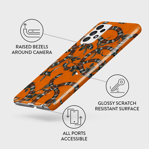 Bitter Apricot - Snake Samsung Galaxy A52 / A52S 4G / 5G Case 12