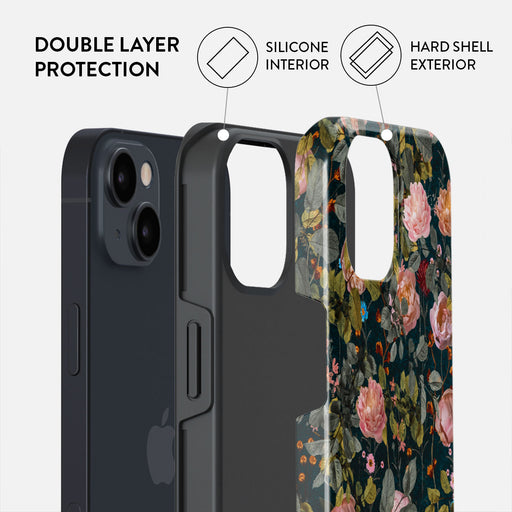 Bloomy Garden - Vintage iPhone 13 Mini Case 6