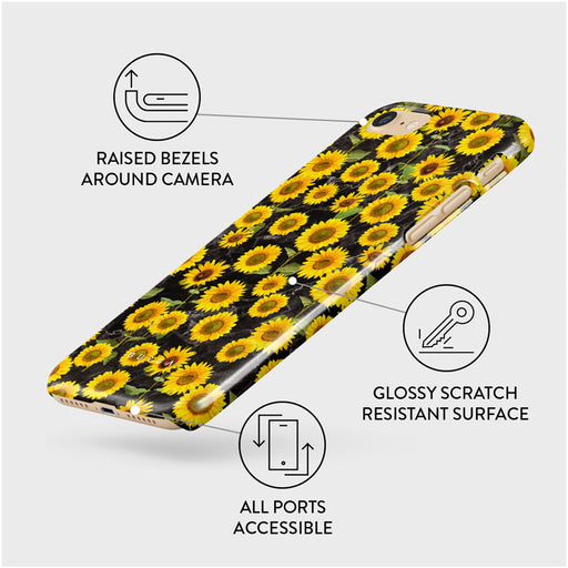 Sunflower Glimmer - iPhone SE (2020) Case 3
