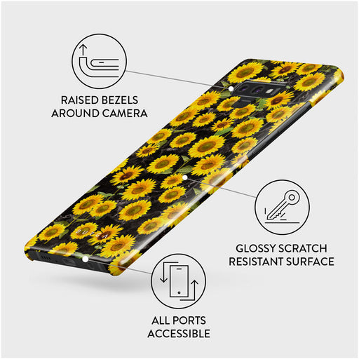 Sunflower Glimmer - Samsung Galaxy Note 9 Case 3