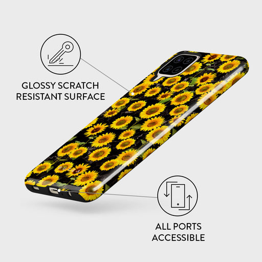 Sunflower Glimmer - Samsung Galaxy A12 4G Case 7
