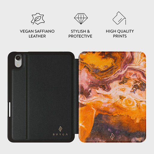 Pumpkin Spice - Orange iPad Mini 8.3 (A17 Pro/6th Gen) Case 3