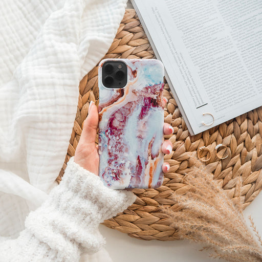 Frozen Leaves - Cute Marble Samsung Galaxy A33 Case 7