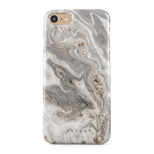 Snowstorm - Grey Marble iPhone SE (2020) Case 1
