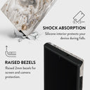 Snowstorm - Grey Marble Samsung Galaxy S23 Ultra Case 8