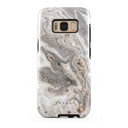 Snowstorm - Grey Marble Samsung Galaxy S8 Case 5