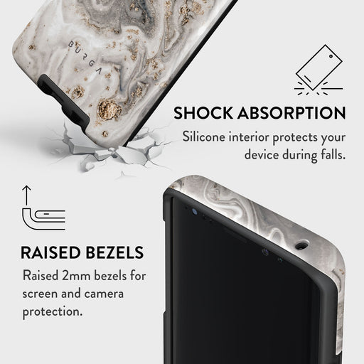 Snowstorm - Grey Marble Samsung Galaxy S8 Case 8